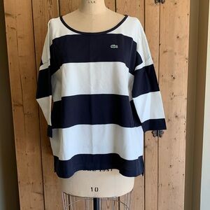 Lacoste striped tee shirt